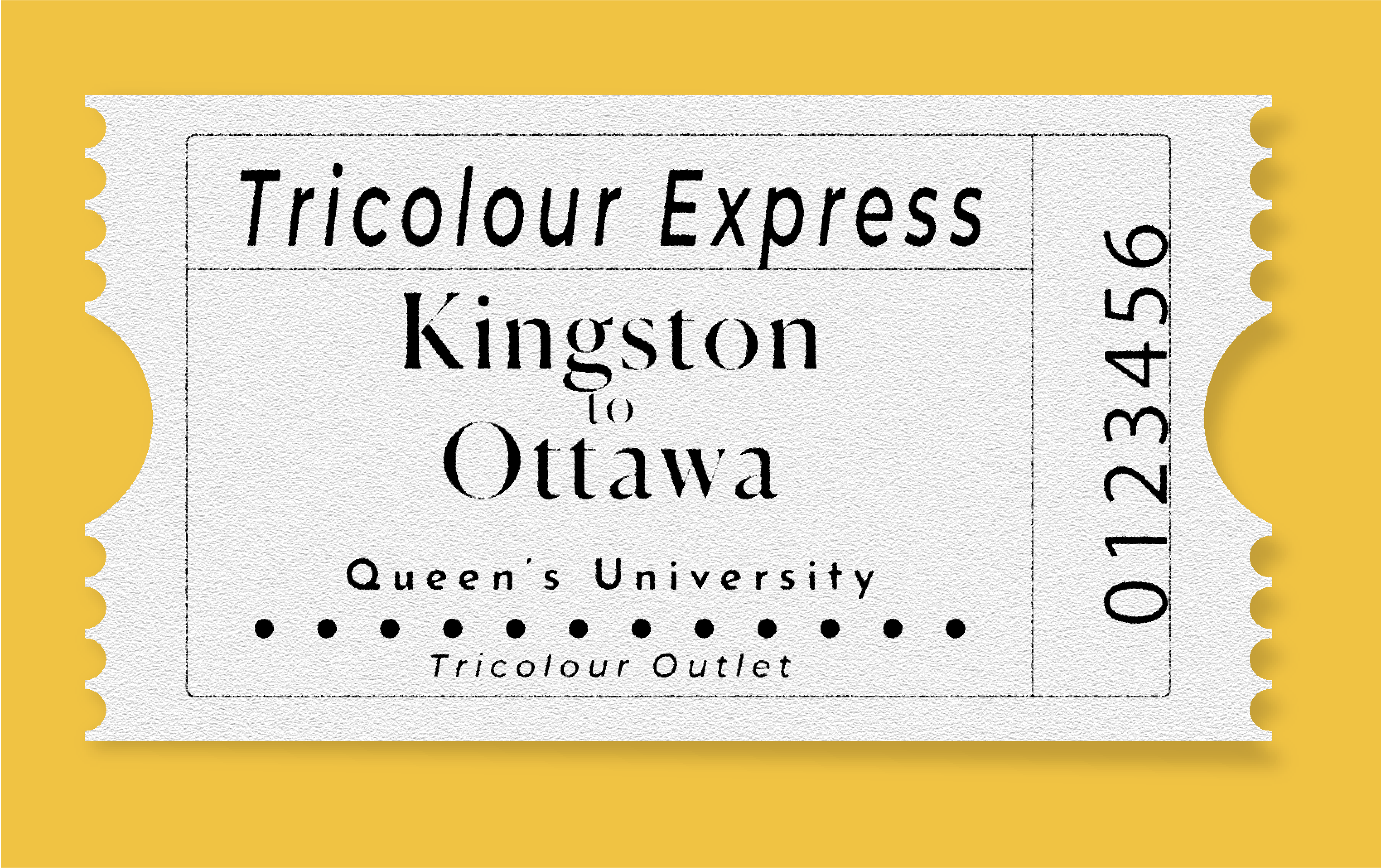 Tricolour Express: Kingston to Ottawa
