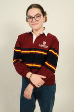 Load image into Gallery viewer, Queen&#39;s University Longsleeve Rugby Shirt
