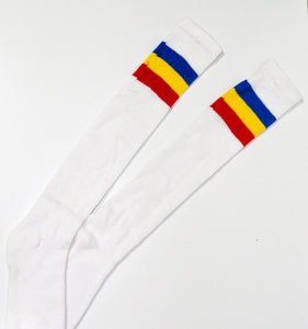 Tricolour Knee High Socks – Tricolour Outlet